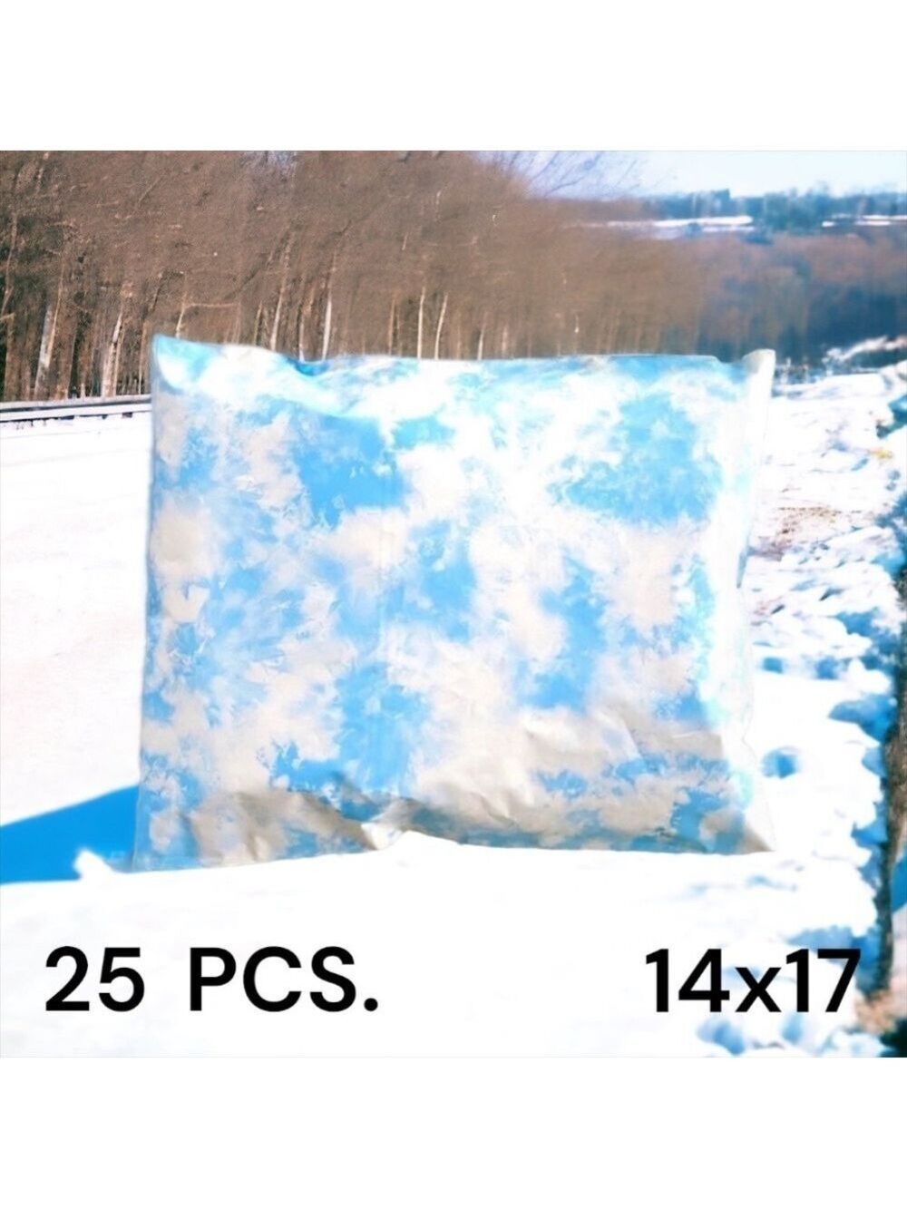 25 14X17 Poly Mailers Cloud Tye Dye ,Shipping Envelopes PRICE IS FIRM - Picture 7 of 12